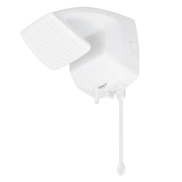 Chuveiro Elétrico Eletrônico 6800w Branco Quadrado Futura Lorenzetti