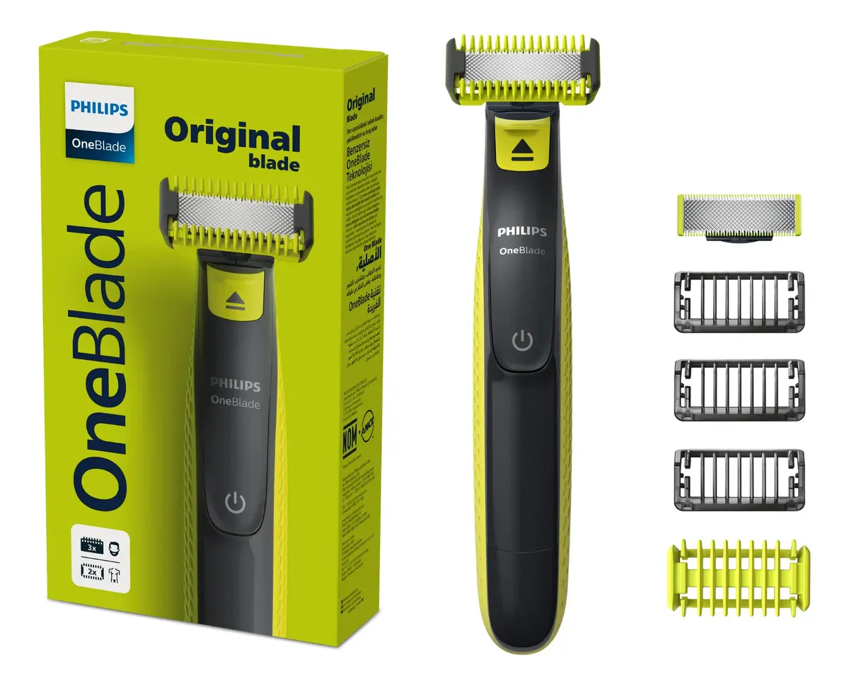 Barbeador e Aparador Elétrico Philips OneBlade para Rosto