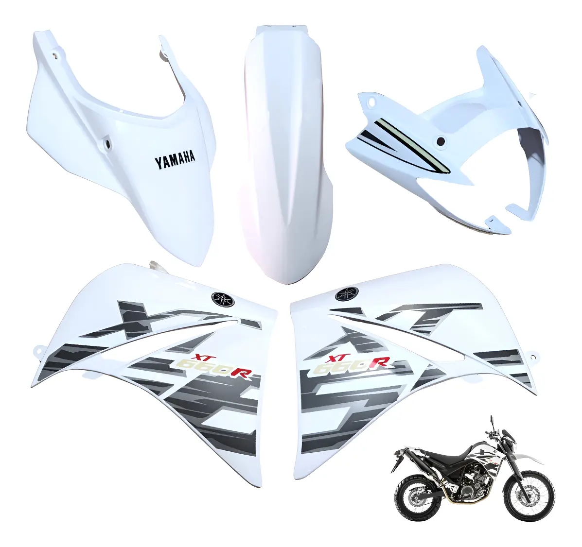 Kit Plástico Carenagem Xt 660 Completo Todas As Cores