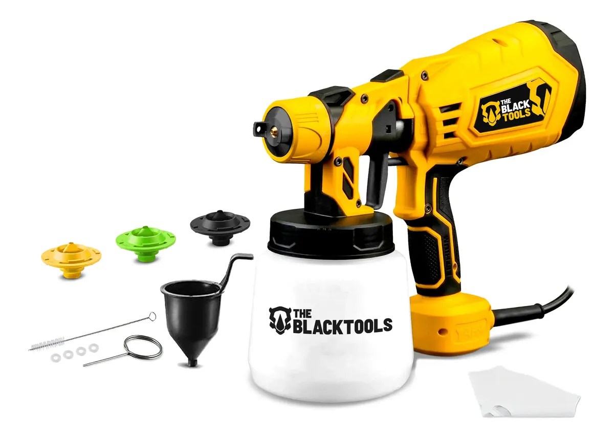 A Pistola De Pintura Hvlp 1.4l 600w Com 4 Bicos Tpp150 /