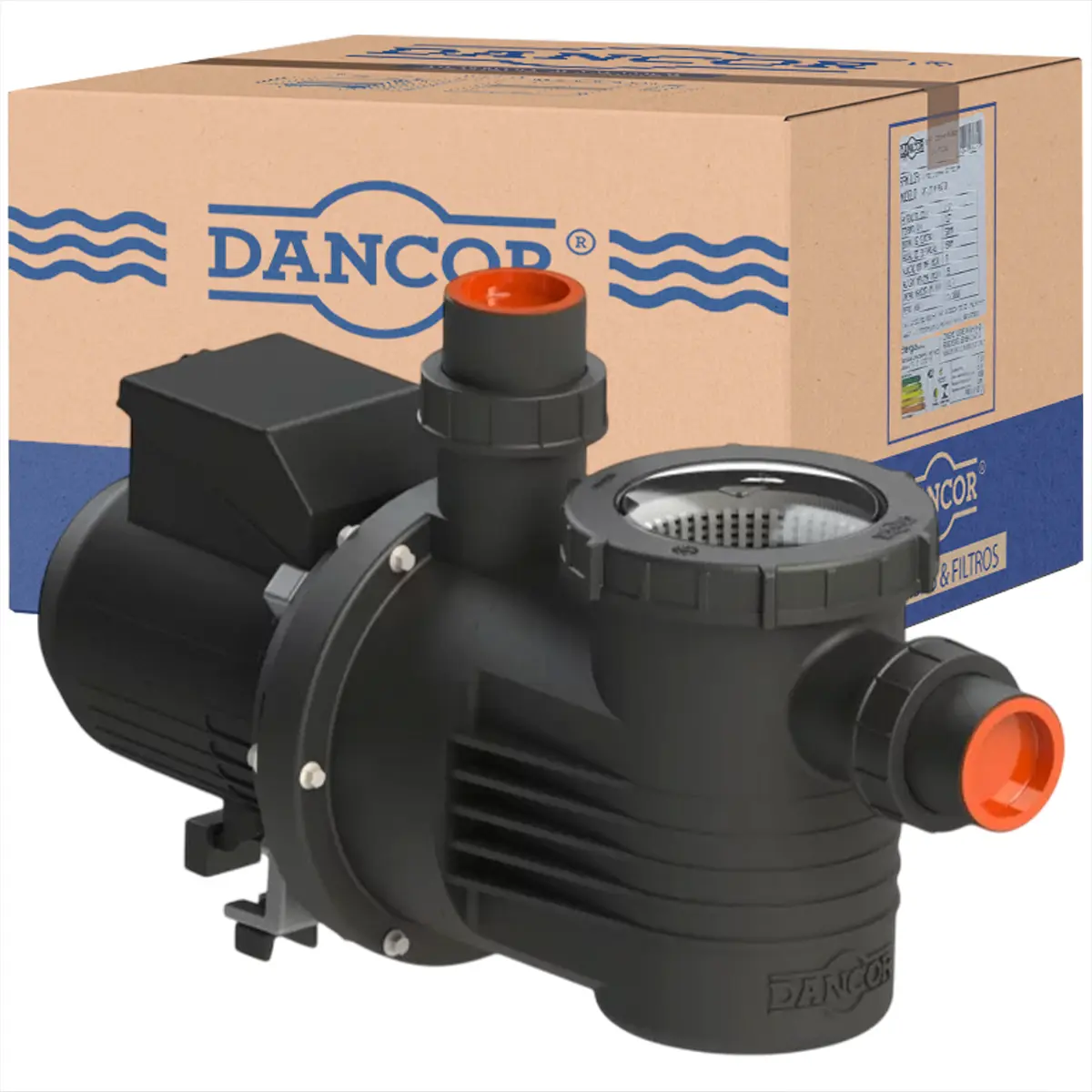 Bomba Autoescorvante para Piscina Dancor PF-17 1/2 CV Monofásica ABS
