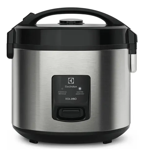 Panela de Arroz Elétrica Electrolux por Rita Lobo 3,5L Inox Efficient 2 em 1 ERC20