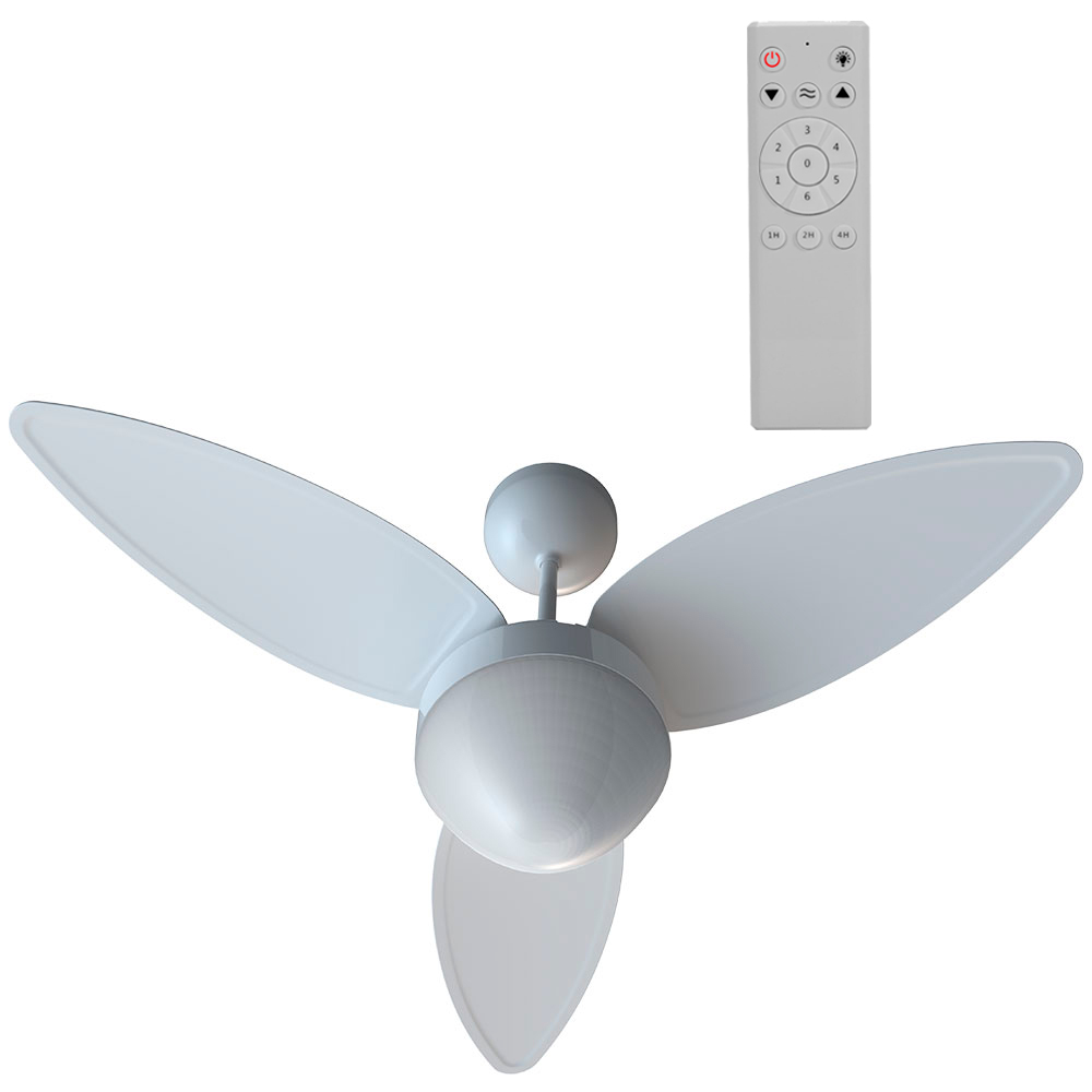 Ventilador de Teto Ventisol Aires 105cm 3 Pás Com Controle 30W Inverter