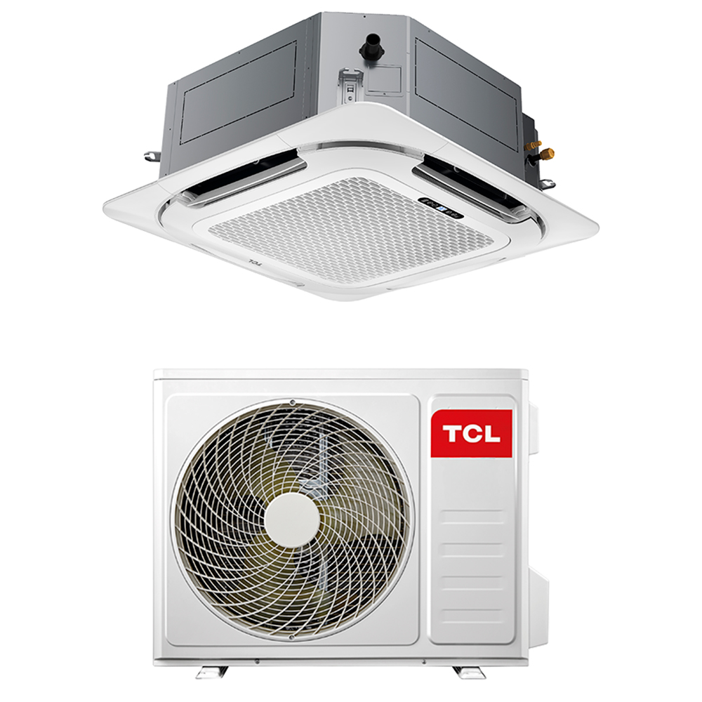 Ar Condicionado Cassete 24.000 BTUs Inverter TCL Quente e Frio