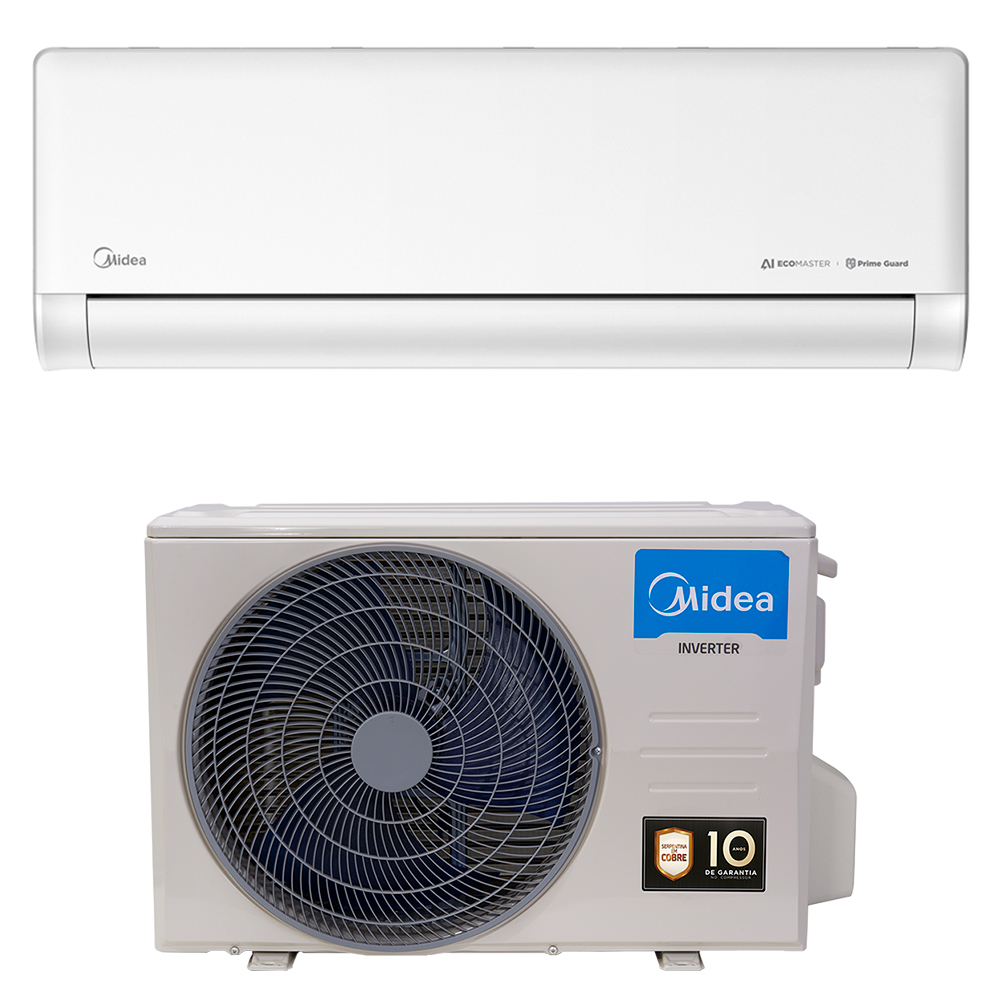 Ar-Condicionado Split Inverter 9.000 BTUs Ecomaster Springer Midea Quente e Frio