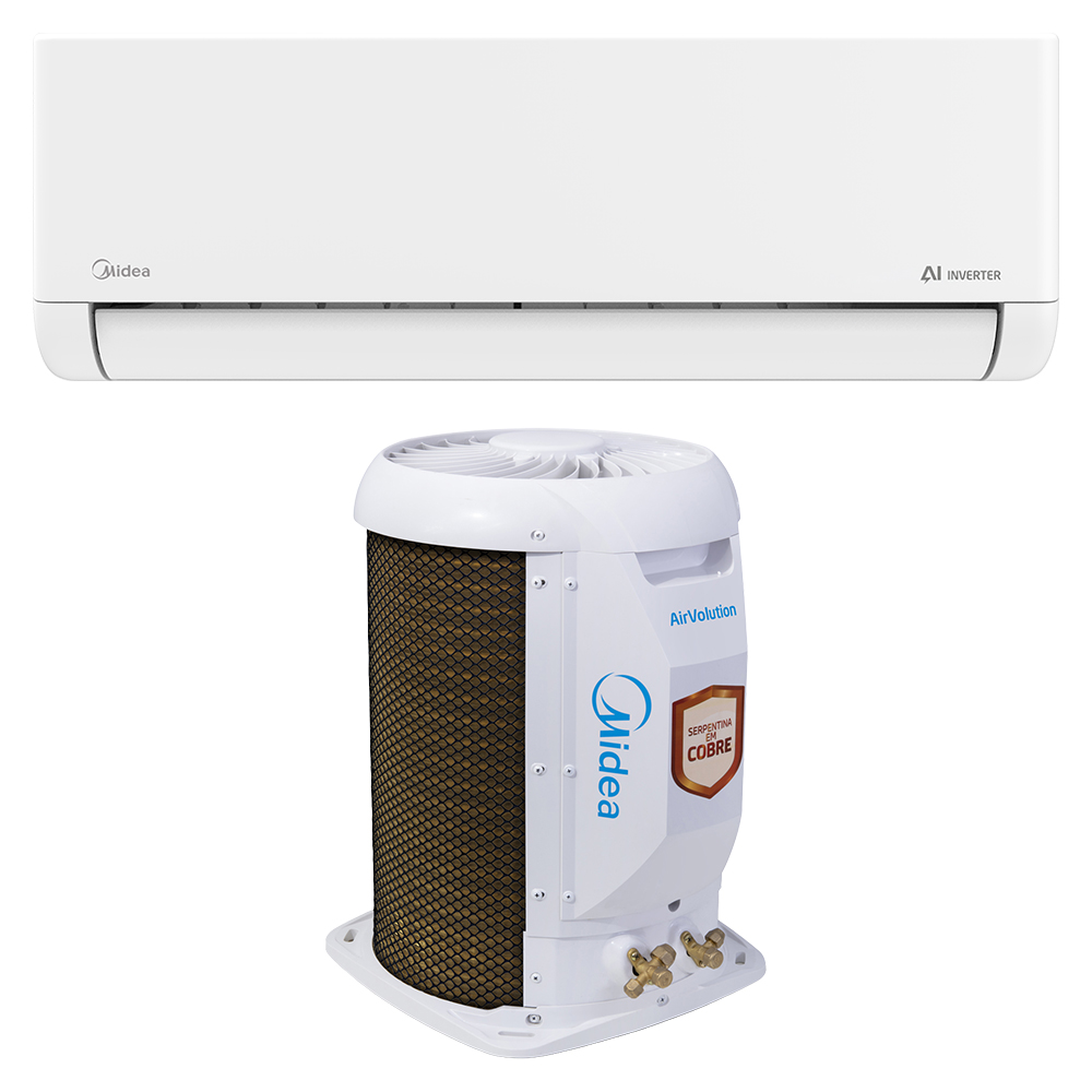 Ar-Condicionado Split 18.000 BTUs  AI AirVolution Midea Frio