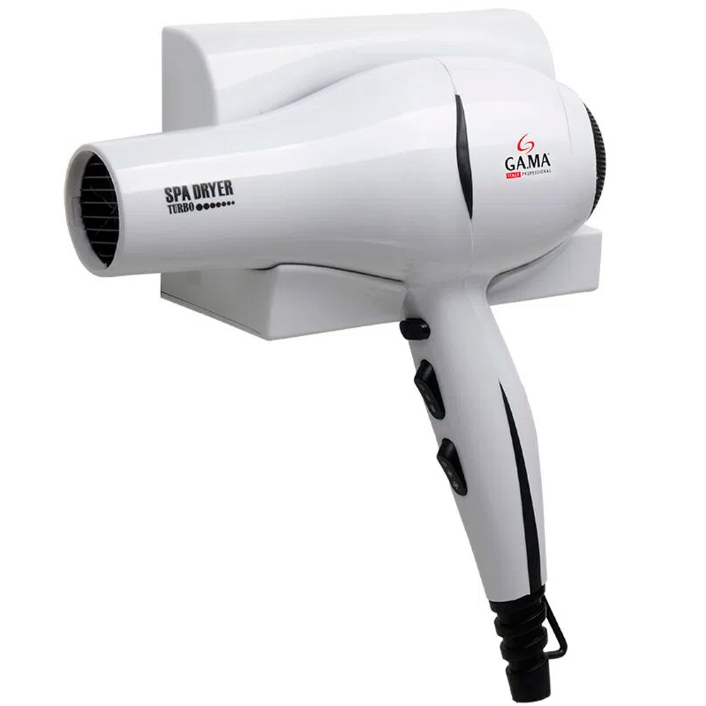 Secador de Cabelo Parede Gama Spa Dryer Turbo 2 Velocidades 1900W